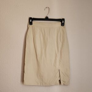 Clifford & Wills (J.Crew) Cream/Beige Skirt